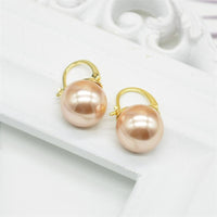 Baroque-Inspired Pearl-Style Earrings