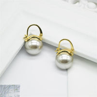 Baroque-Inspired Pearl-Style Earrings