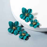 Colorful Flower Earrings