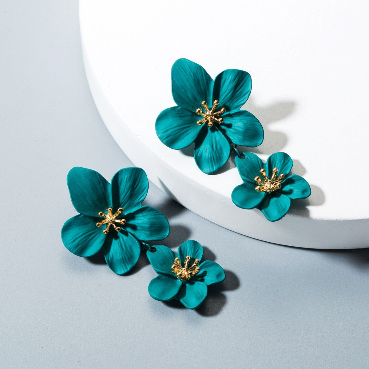 Colorful Flower Earrings