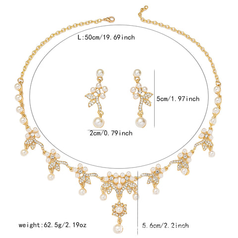 Botanical Branch Necklace & Earring Set