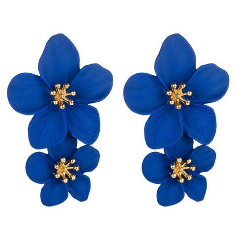 Colorful Flower Earrings
