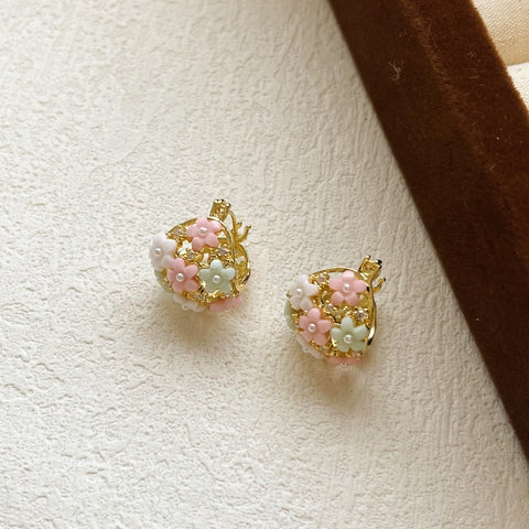 Botanical Flower Earrings