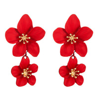 Colorful Flower Earrings