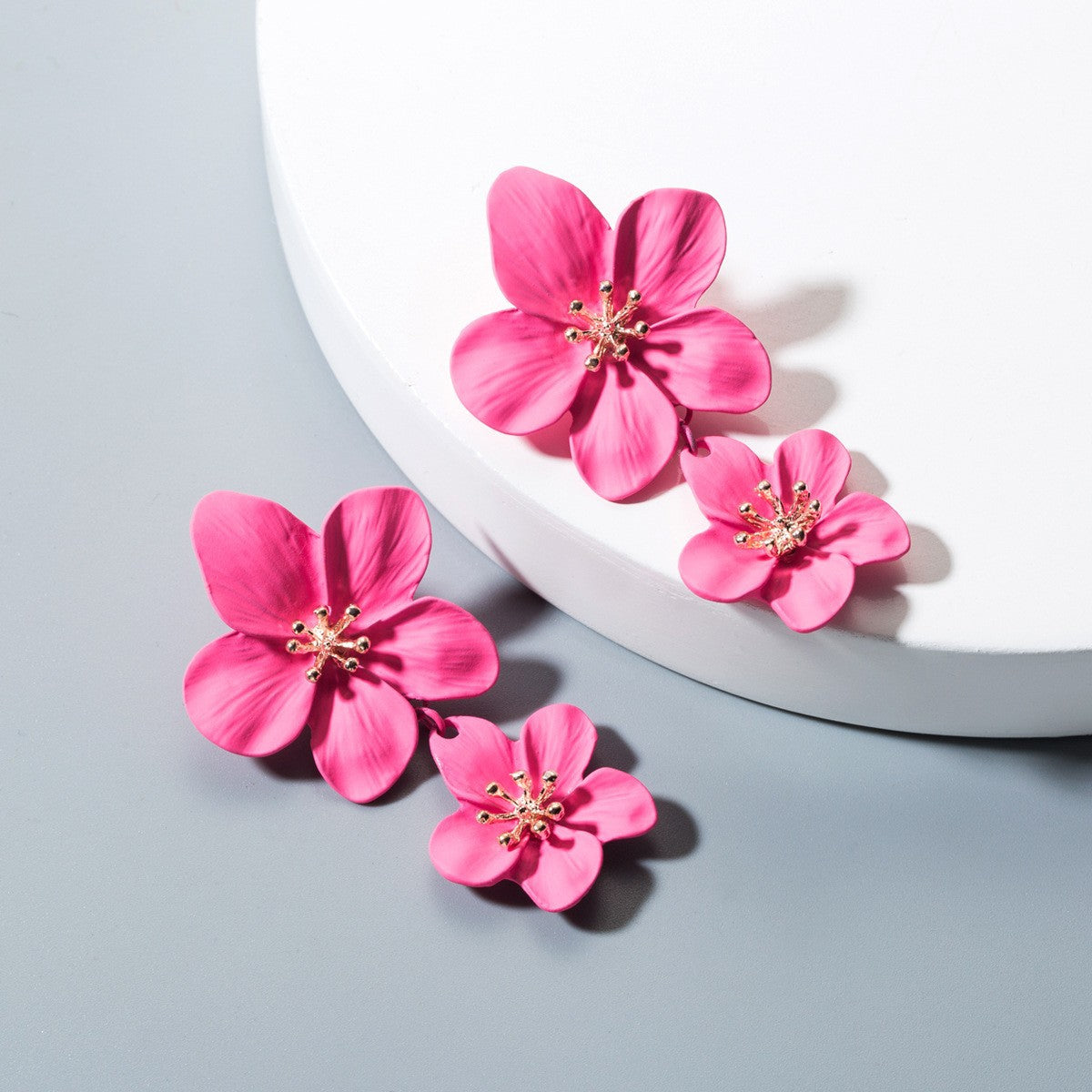 Colorful Flower Earrings