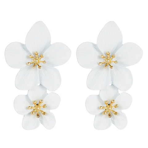 Colorful Flower Earrings
