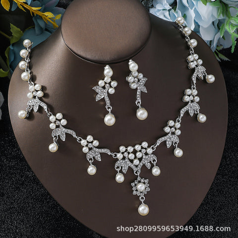 Botanical Branch Necklace & Earring Set