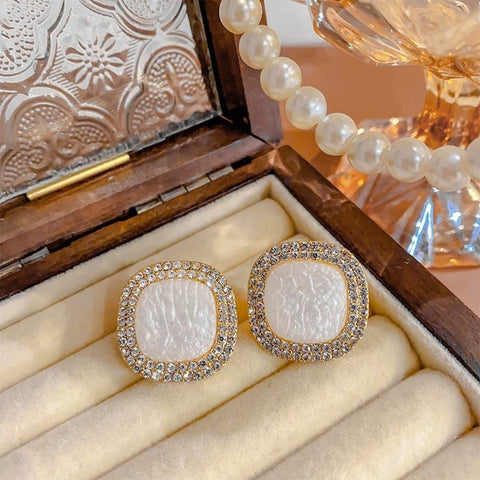 Vintage Imitation Pearl Earring Styles