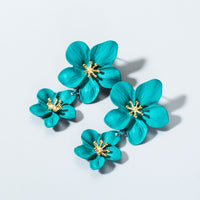 Colorful Flower Earrings