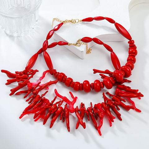 Coral-Inspired Beaded Necklace Styles