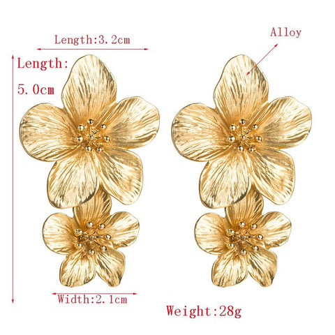 Colorful Flower Earrings