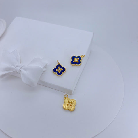 Pave Clover Pendant Necklace