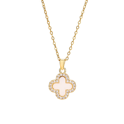 Reversible Clover Pendant Necklace