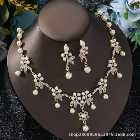 Botanical Branch Necklace & Earring Set