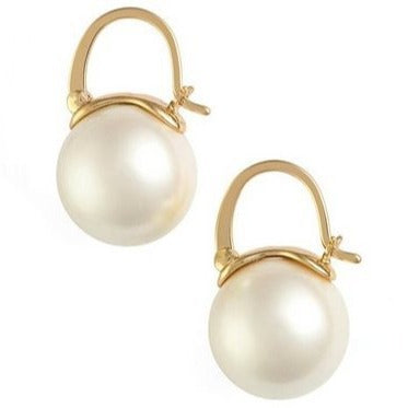 Baroque-Inspired Pearl-Style Earrings