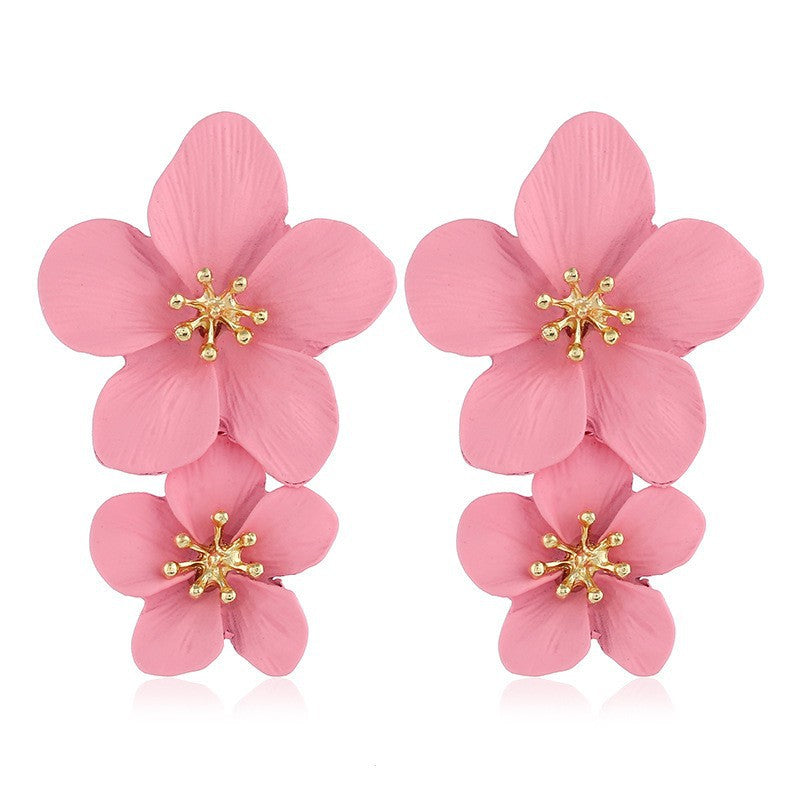 Colorful Flower Earrings
